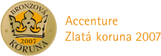 Bronzová medaile Accenture Zlatá koruna 2007